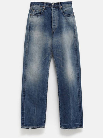 Selvedge Denim Vintage Straight Cut Jeans for Wome - CHIMALA - BALAAN 1