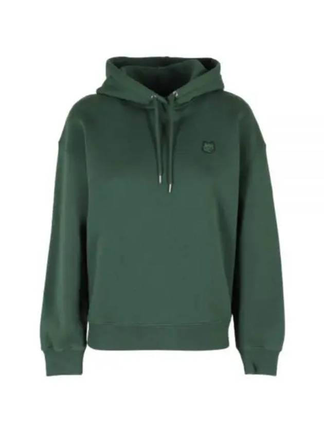 Bold Head Fox Patch Comfort Hooded Bottle Green - MAISON KITSUNE - BALAAN 2