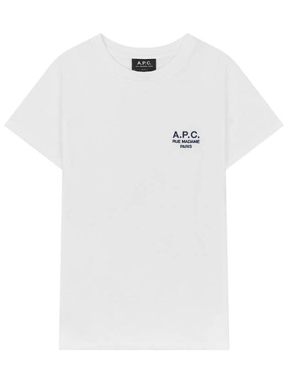 Denise Embroidered Short Sleeve T-shirt White - A.P.C. - BALAAN 2