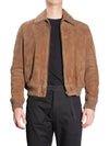 Shearing Zip-Up Jacket Brown - SAINT LAURENT - BALAAN 2