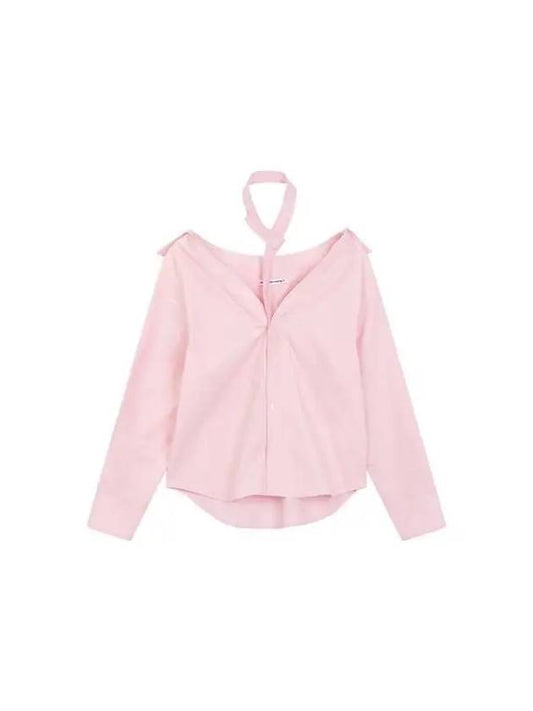 t Boyfriend offshoulder shirt light pink 271445 - ALEXANDER WANG - BALAAN 1