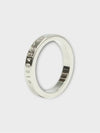 Numeric Minimal Signature Ring Palladium - MAISON MARGIELA - BALAAN 4