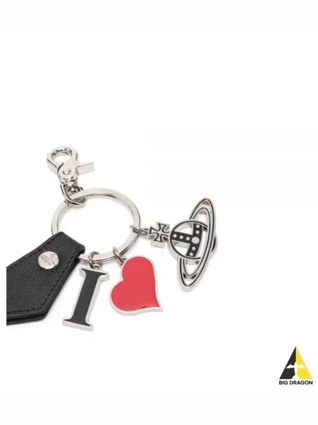 I Love ORB Keyring Silver - VIVIENNE WESTWOOD - BALAAN 2