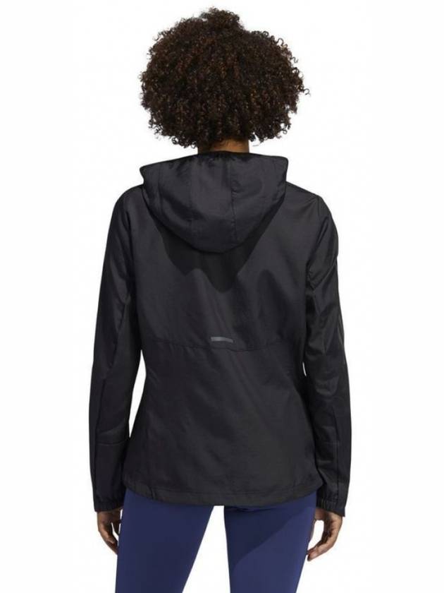 Own The Run Hoodie Windbreaker Black - ADIDAS - BALAAN 4