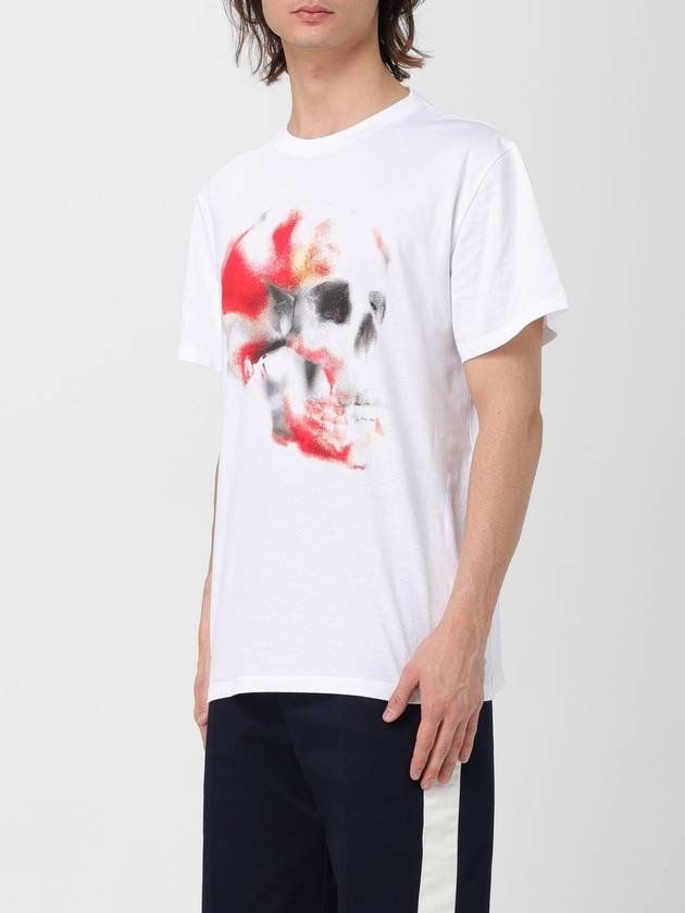 T-shirt Alexander McQueen in cotone con stampa - ALEXANDER MCQUEEN - BALAAN 4