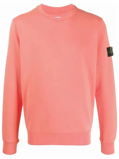 Garment Dyed Cotton Crewneck Sweatshirt Orange - STONE ISLAND - BALAAN 2