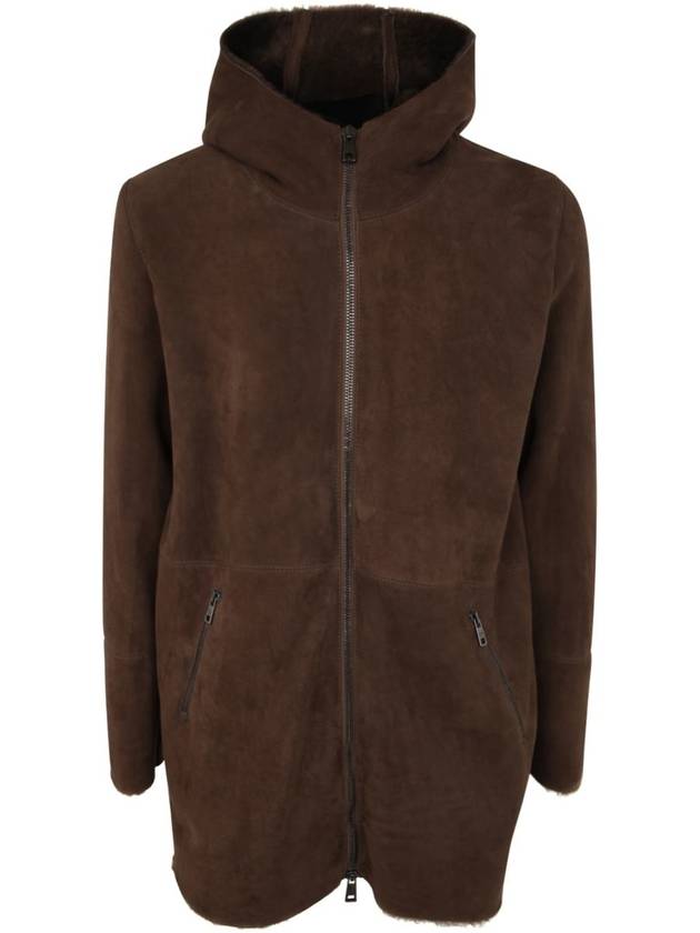 Giorgio Brato Sheepskin Long Coat With Hood Clothing - GIORGIO BRATO - BALAAN 1