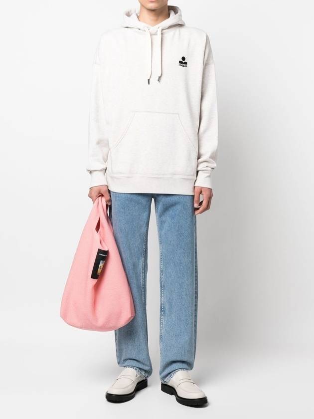 Malek Logo Hoodie Ecru - ISABEL MARANT - BALAAN 3