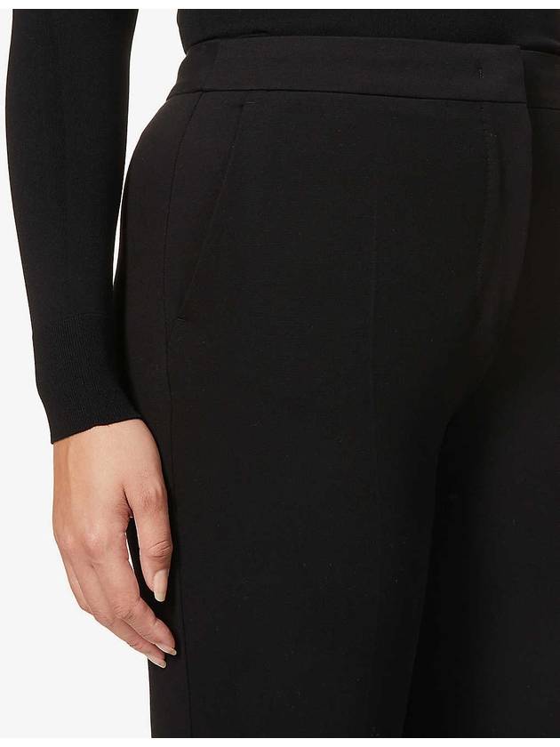 Pegno Viscose Straight Pants Black - MAX MARA - BALAAN 7