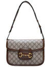 Women s 602204 GG Supreme Canvas 1955 Horsebit Shoulder Bag - GUCCI - BALAAN 11