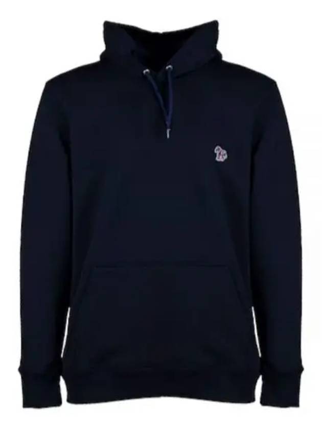 Zebra Patch Cotton Hoodie Black - PAUL SMITH - BALAAN 2