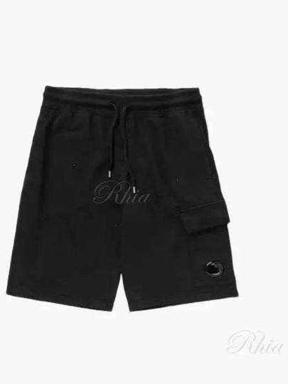 Lens Banding Cargo Shorts Black - CP COMPANY - BALAAN 2