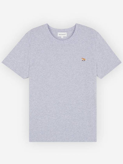 Baby Fox Patch Regular Short Sleeve T-Shirt Grey - MAISON KITSUNE - BALAAN 2