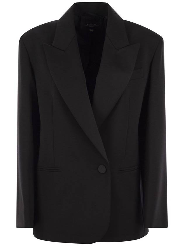 SAVA - Stretch wool blend canvas oversized blazer - WEEKEND MAX MARA - BALAAN 1