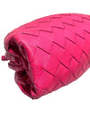 Women s 585852 Intrecciato hot pink color dumpling bag mini cross - BOTTEGA VENETA - BALAAN 8