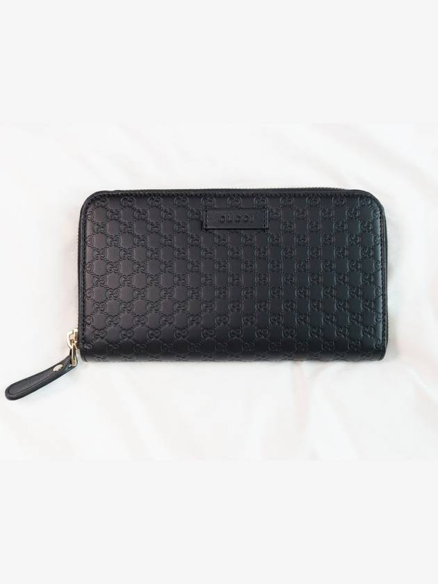 Microshima Zipper Long Wallet Black - GUCCI - BALAAN 2