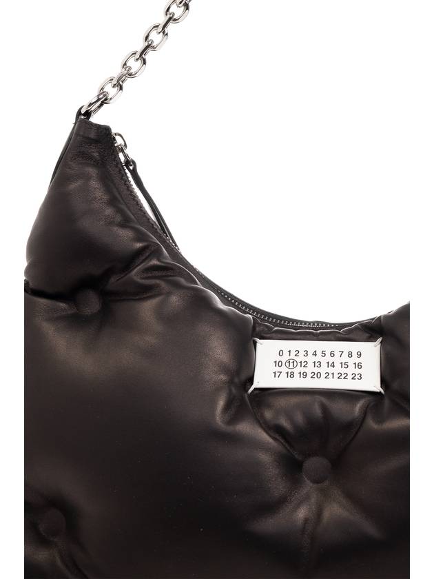 Glam Slam Medium Hobo Shoulder Bag Black - MAISON MARGIELA - BALAAN 8