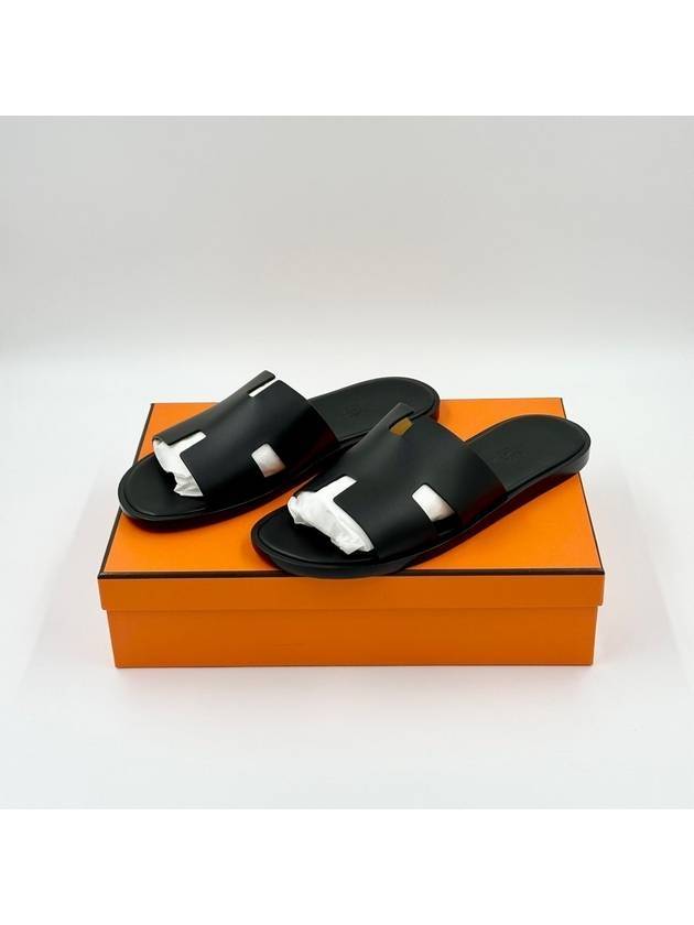 Izmir Sandal Calfskin & Noir - HERMES - BALAAN 2