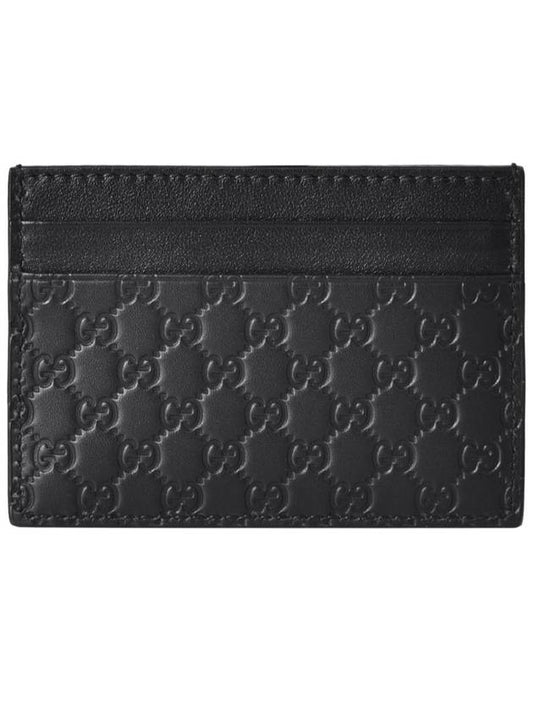 GG Microsima Card Wallet Black - GUCCI - BALAAN 2