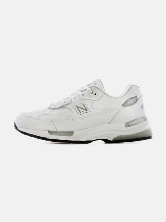 992 Made in USA Low Top Sneakers White Silver - NEW BALANCE - BALAAN 2