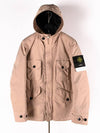 Men's Logo Applique Shell Hooded Down Parka Pastel Pink - STONE ISLAND - BALAAN 3