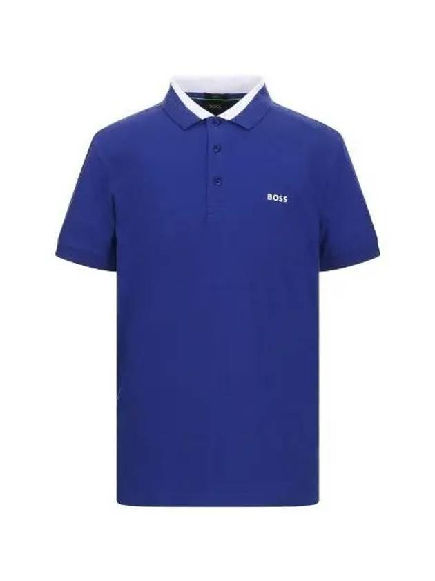 Cotton sleeve polo shirt 50483246 432 - BOSS - BALAAN 1