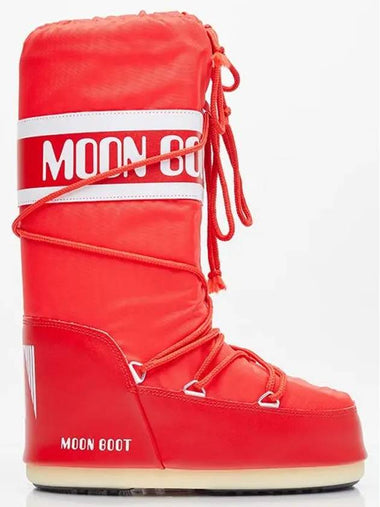 Icon Lace up Snow Long Boots Red 14004400 003 - MOON BOOT - BALAAN 1