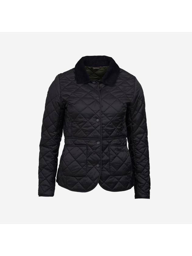 Deveron Quilting Jacket Olive Black - BARBOUR - BALAAN 2