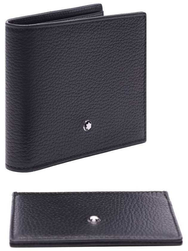 leather halfwallet card wallet set black - MONTBLANC - BALAAN 4