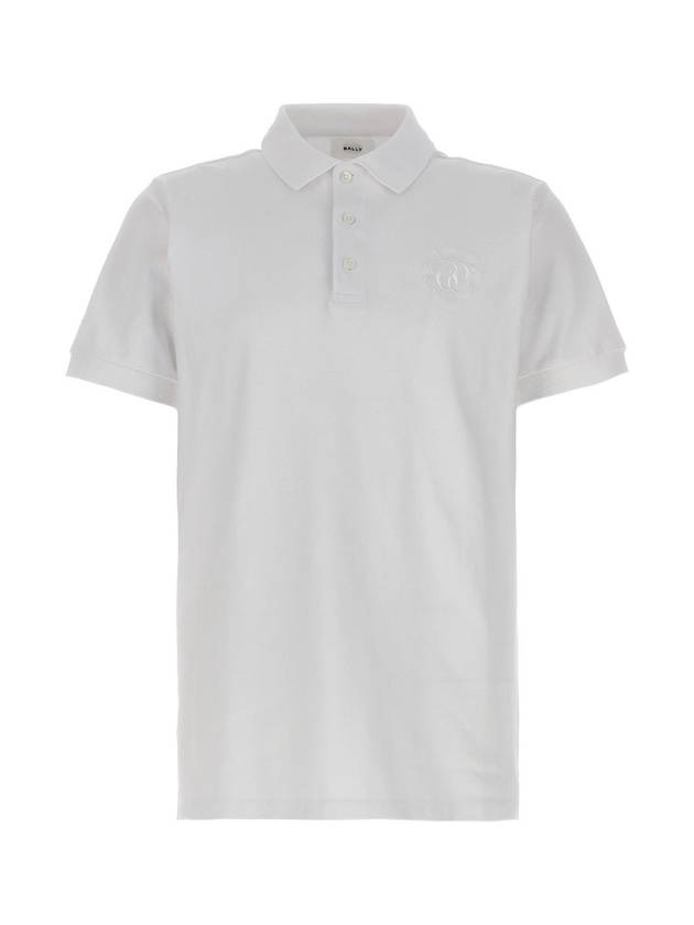 FW 23 24 polo shirt ricamo MJE03ICO228U001 - BALLY - BALAAN 1