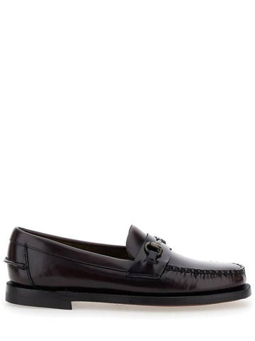 'Joe' Bordeaux Pull-On Loafers With Horsebit Detail In Leather Woman - SEBAGO - BALAAN 1