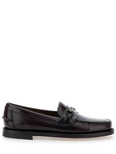 'Joe' Bordeaux Pull-On Loafers With Horsebit Detail In Leather Woman - SEBAGO - BALAAN 1