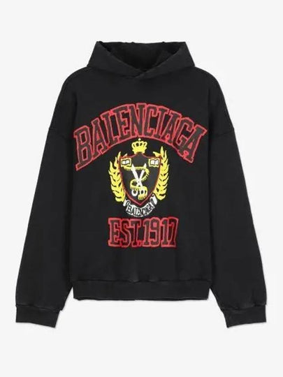 DIY College Medium Fit Hoodie Black - BALENCIAGA - BALAAN 2