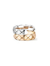 COCO CRUSH Ring 18K White Gold and Beige Gold Diamond J11972 - CHANEL - BALAAN 3