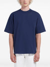 Crew Neck Short Sleeve T-Shirt Blue Marine - MARNI - BALAAN 5