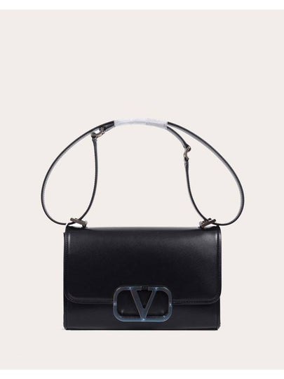 V Logo Shoulder Bag Black - VALENTINO - BALAAN 2