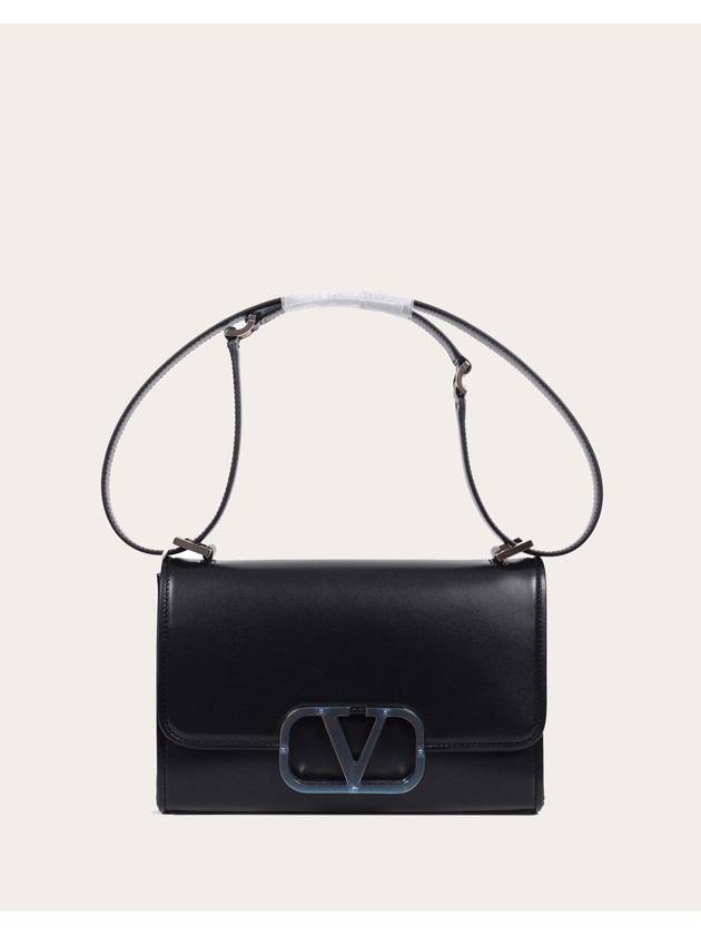 V Logo Shoulder Bag Black - VALENTINO - BALAAN 2