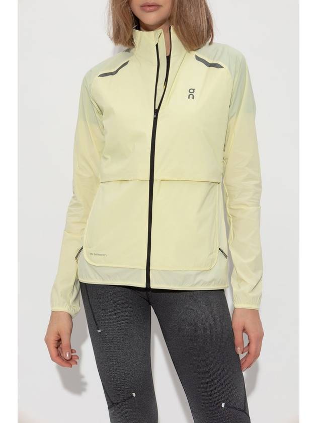 On Running Jacket With Logo, Women's, Yellow - ON RUNNING - BALAAN 3