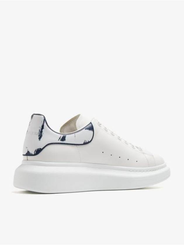 Oversized Sole Indigo Tab Low Top Sneakers White - ALEXANDER MCQUEEN - BALAAN 4