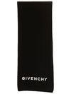 Unisex wool knit muffler black GW7018 U1603 1 - GIVENCHY - BALAAN 2