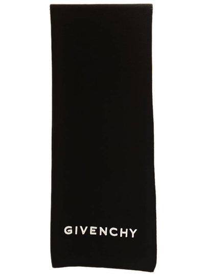 Unisex wool knit muffler black GW7018 U1603 1 - GIVENCHY - BALAAN 2