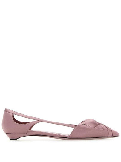 Cutout Satin Ballerina Pink - PRADA - BALAAN 2