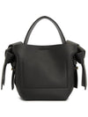 Musubi Micro Leather Shoulder Bag Black - ACNE STUDIOS - BALAAN 5