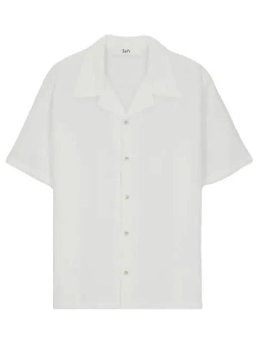 Dalian Short Sleeve Shirt Feather White - SEFR - BALAAN 1