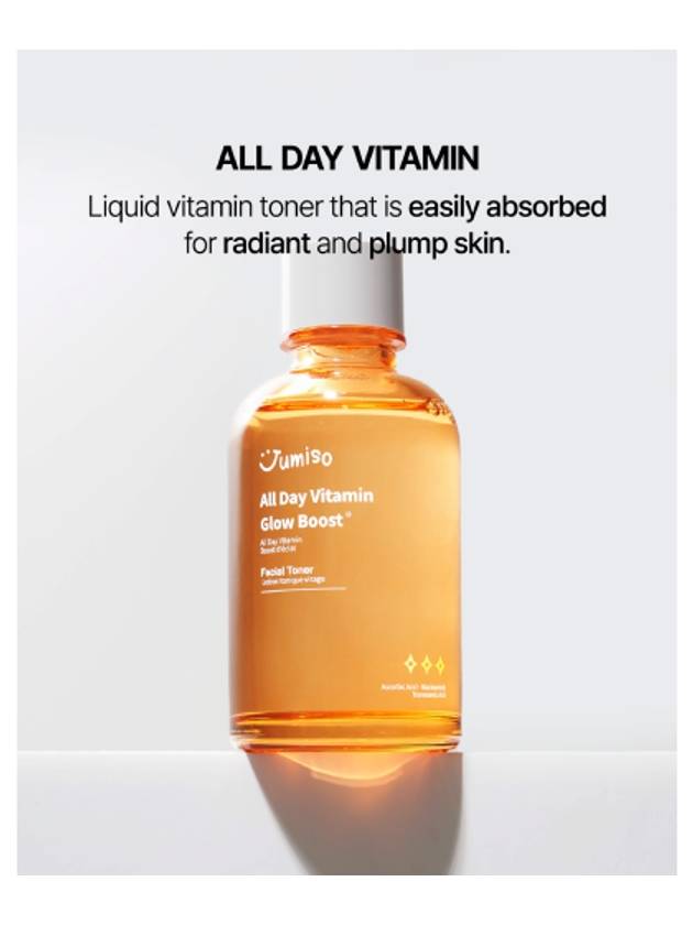 [Jumiso] All Day Vitamin Glow Boost Facial Toner 125ml - JUMISO - BALAAN 2