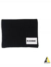 Muffler Scarf J47ZZ0125J14737 001 Black - JIL SANDER - BALAAN 2