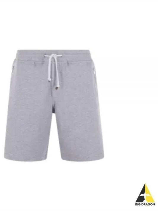 Men's Zipper Pocket Shorts Grey - BRUNELLO CUCINELLI - BALAAN 2
