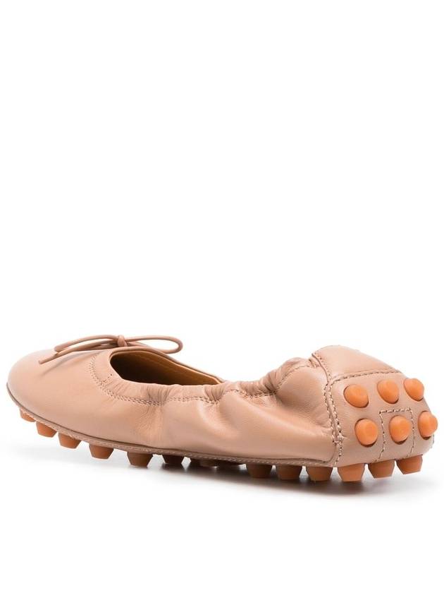 Leather Bubble Ballerina Pink - TOD'S - BALAAN 4