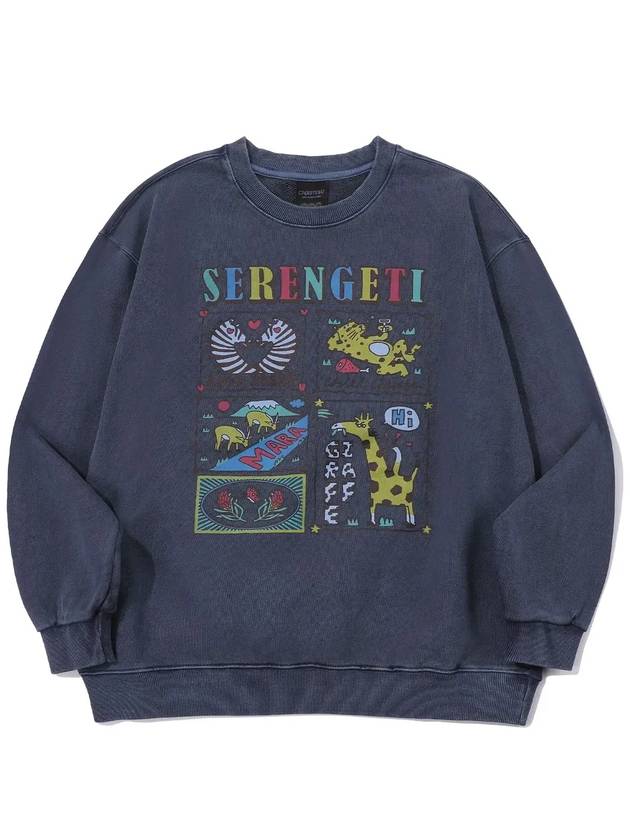 Serengeti Pigment Sweatshirt Dark Blue - CPGN STUDIO - BALAAN 3