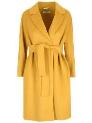 S Max Mara Arona Virgin Wool Belted Coat Senafe 90160439600096 1238810 - S MAX MARA - BALAAN 1